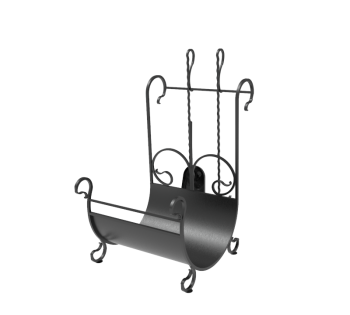 Каминный набор Сирий ГК880 (дровница, совок, кочерга) (1)
