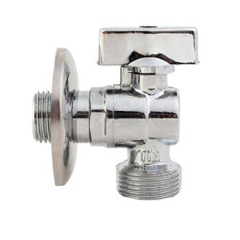 Кран угловой TIM д/подключения приборов (хром) 1/2"*3/4" с/п