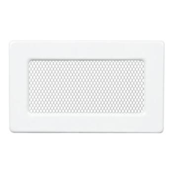 Решетка металлическая вентиляционная 110*170 цвет белый с/п