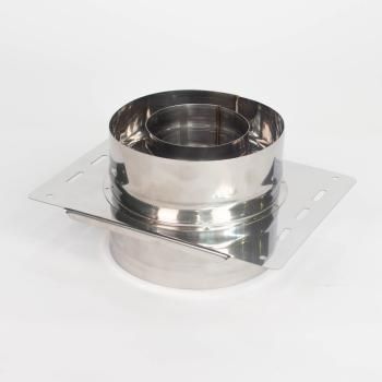 (GS) Монтажная площадка 115х180, AISI 430/430, 0,8мм/0,5мм, (К), (пл.220х300, AISI 430/0,8мм)