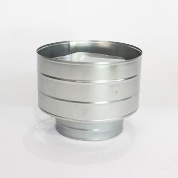 (GS) Оголовок-дефлектор 115х180, AISI 430/Оц, 0,5мм/0,5мм, (К), тип-2