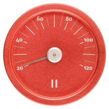 Термометр Rento алюмин. круглый механический, огненно-красный