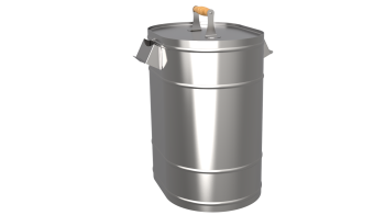 Бак для воды  43л, 430х440х300, AISI 439/0,8мм