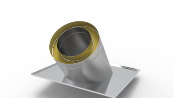 Декоративный ППУ КрХ 45*, ф 210, AISI 439/Оц, 0,5мм/0,5мм