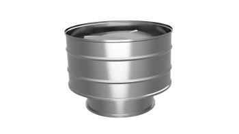 Оголовок с дефлектором, ф 250х310, AISI 439/439, 0,5мм/0,5мм, (К), h=320мм