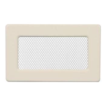 Решетка металлическая вентиляционная 110*170 цвет кремовый с/п