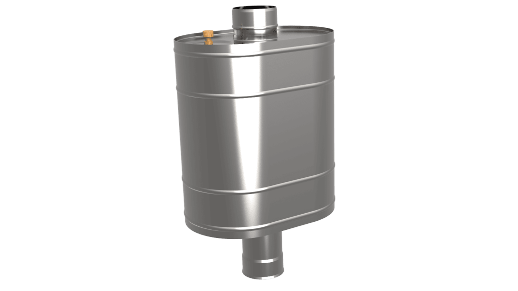 Бак на трубе для печи