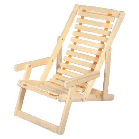 Шезлонг гибкий с подлокотниками