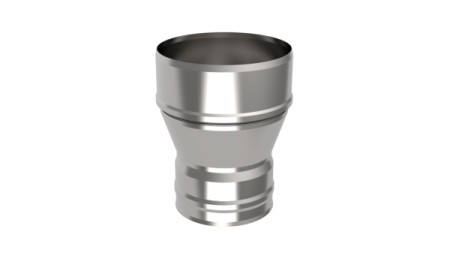Переходник ф 160х200, AISI 439/1,0мм, h=180мм