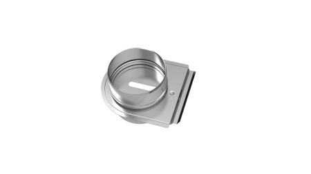 Шибер-задвижка ф 120, AISI 439/1,0мм