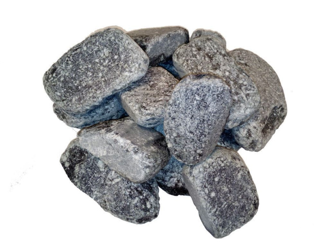 Камень для бани Талькохлорит оголтованый 20 кг (50) Атлант