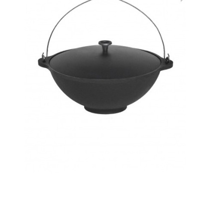 Казан чугунный Везувий 6л с ручкой