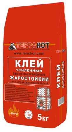 Клей Терракот жаростойкий усиленный 5 кг