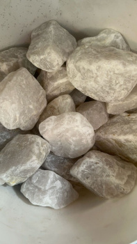 Камень для бани Кварц обвалованный фр 4-8 для электрокаменок 10кг (40)