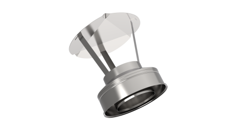 Оголовок ф 300х400, AISI 439/439, 0,5мм/0,5мм, (К)