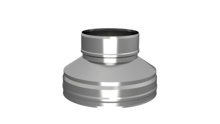 Переходник ф 160х130, AISI 439/1,0мм, h=180мм