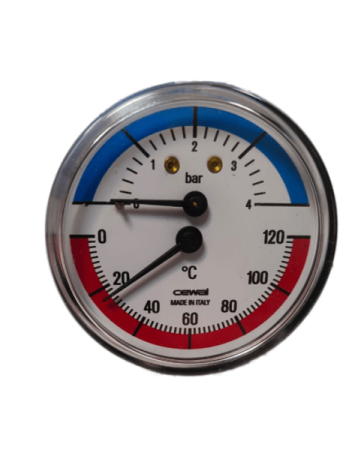 Термоманометр Теплодар 1/2 с/п