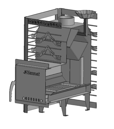 Печь банная Kennet Форт 12 сетка