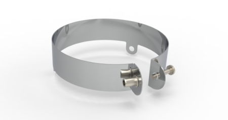 Хомут под растяжки, ф 200, Оц/0,5мм, h=35мм