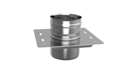 Монтажная площадка ф 150, Оц/0,5мм, (К), (пл.260х280)